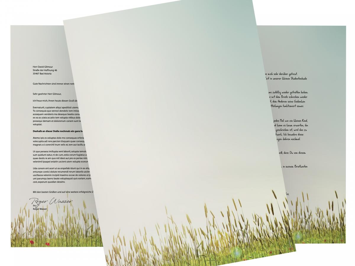 Spring Flowers Stationery  Writing paper